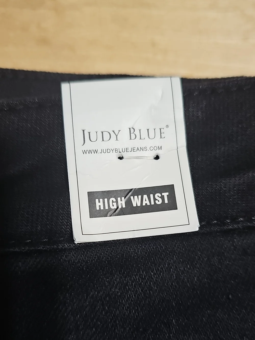 NWT Judy Blue High Waist Tummy Control Black Denim Shorts Size XL